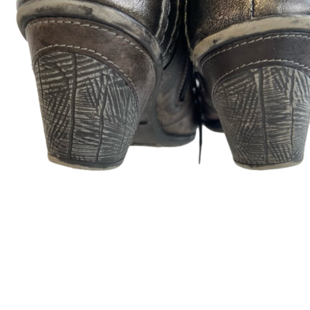 Remonte Size 8.5 / 40 Grey Black Anti-stress Comfort Lace Up Bootie Printed - Picture 8 of 16
